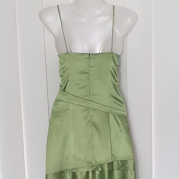 Beautiful green evening dress, George size 10 - Picture 4 of 5